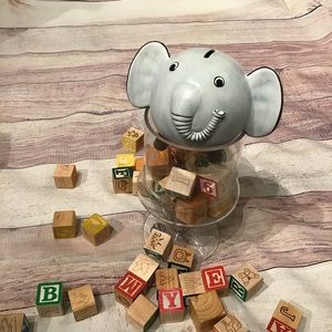 Elephant piggy bank